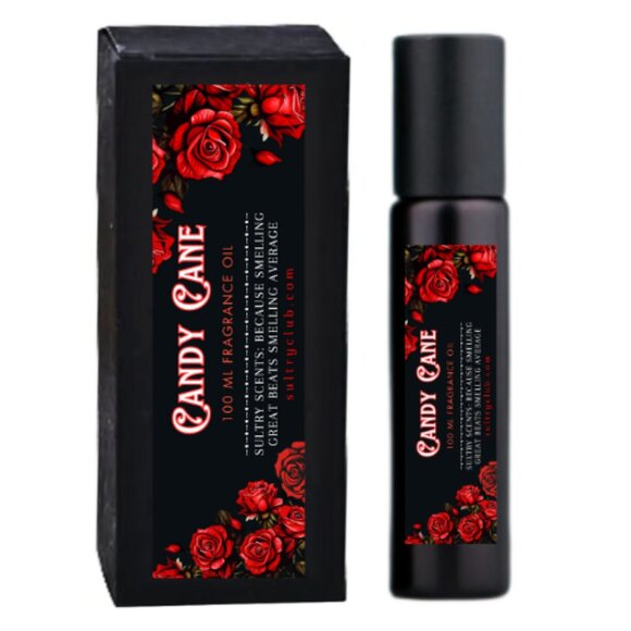 CANDY CANE FRAGRANCE OIL ROLLERBALL - Picture 1 of 6